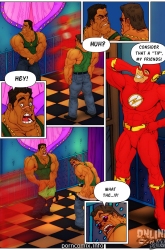 Flash in Bawdy House (Justice League) Porn Comix