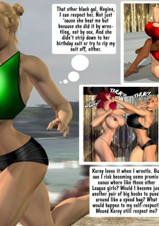 Megan & Denise- Catfight at Beach image 04