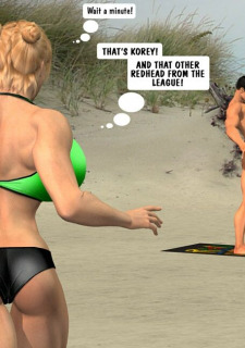 Megan & Denise- Catfight at Beach image 05