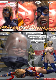Power Gal in Mind Games # 3-3D Superheroine Central Porn Comix