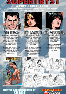 [Shade] Supertryst (Justice League) Sex Parody Porn Comix